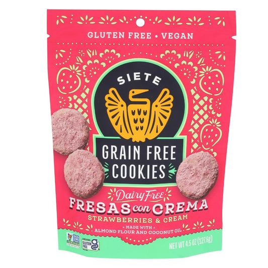 SIETE GALLETAS SABOR FRESAS CON CREMA