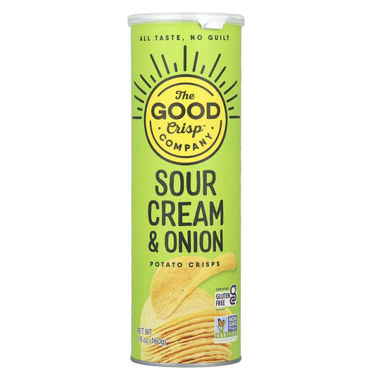 PAPAS TIPO PRINGLES SOUR CREAM ONION THE GOOD CRISP COMPANY 5.6 OZ