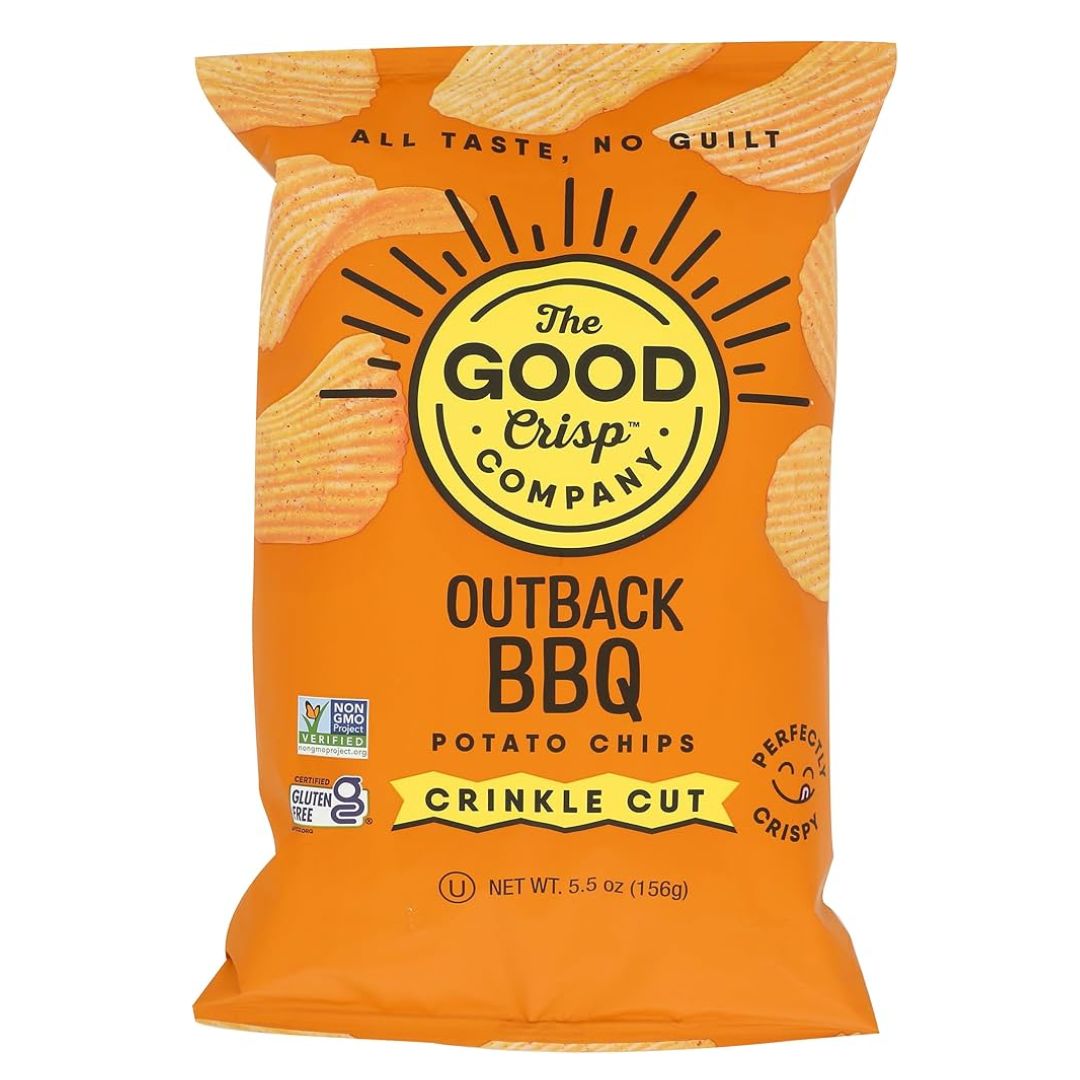 PAPAS FRITAS SIN GLUTEN SABOR A BARBACOA 156 G THE GOOD CRISP COMPANY