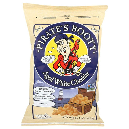 PIRATE'S BOOTY SNACK DE MAÍZ SABOR CHEDDAR INTENSO