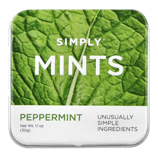 SIMPLY GUM MINTS MENTAS SABOR MENTA PEPPERMINT
