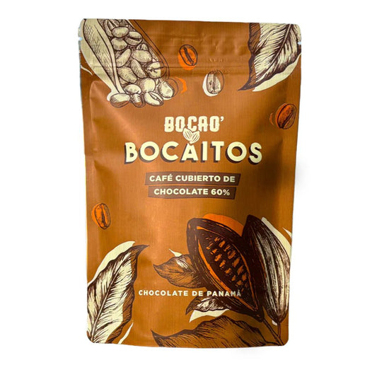 BOCAITOS DE CAFE CUBIERTO DE CHOCOLATE 60% BOCAO 60G