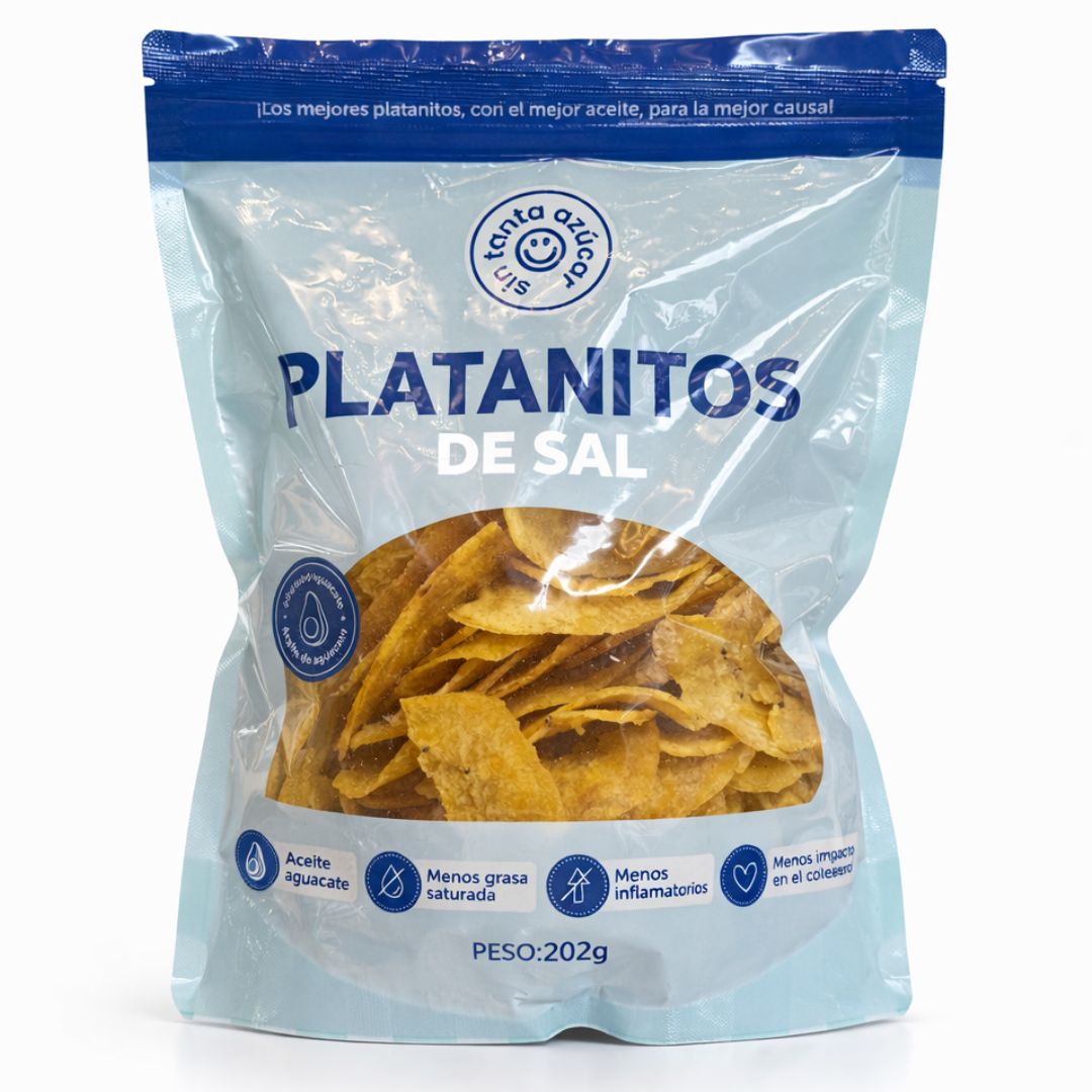 PLATANITOS DE SAL SIN TANTA AZUCAR 202 GRS