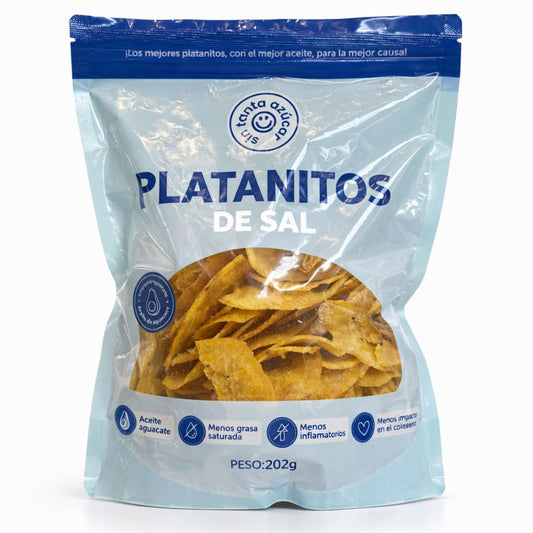 PLATANITOS DE SAL SIN TANTA AZUCAR 202 GRS