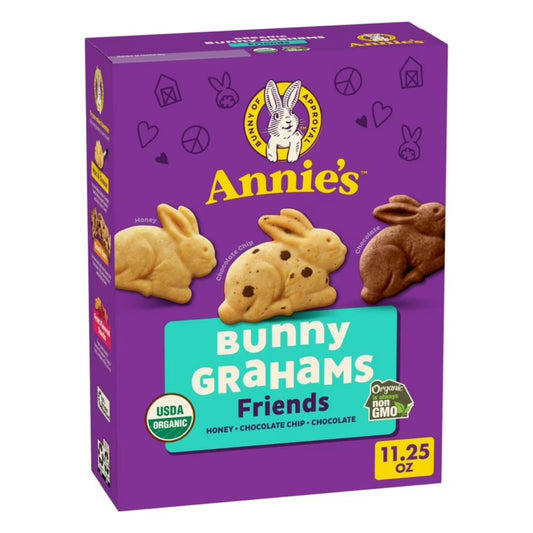 GALLETAS GRAHAM CONEJITOS VARIEDAD FRIENDS ANNIE'S HOMEGROWN 11.25 OZ