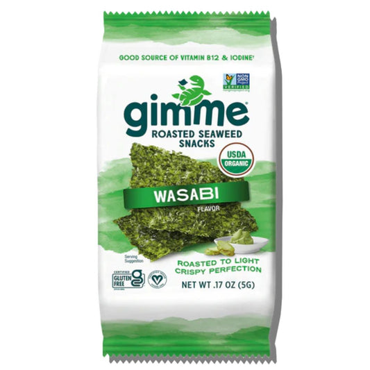 SNACK DE ALGAS WASABI GIMME SEAWEED SNACKS