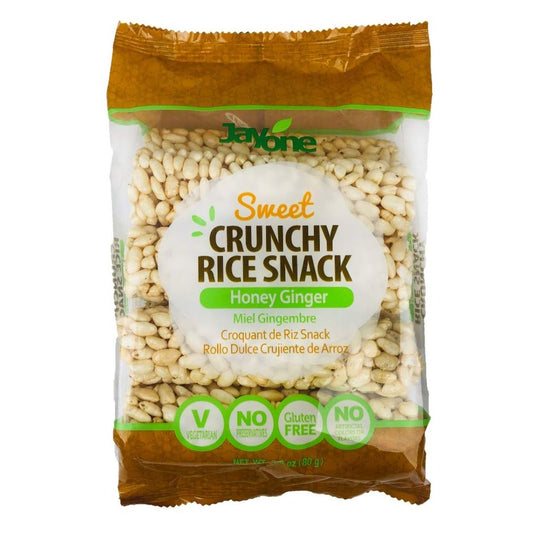 SNACK DE ARROZ JENGIBRE CRUJIENTE JAYONE 2.8 OZ