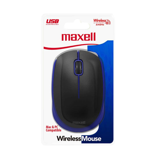 MOUSE INALAMBRICO AZUL MAXELL