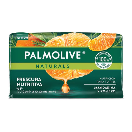 JABON PALMOLIVE FRESCURA NUTRITIVA MANDARINA Y ROMERO 100G