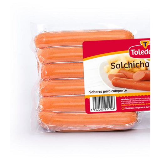 SALCHICHA DE POLLO TOLEDANO 18 UNIDADES