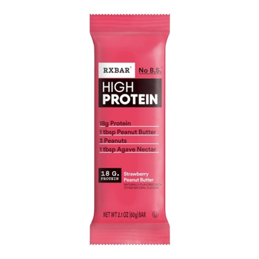 BARRA DE PROTEÍNA SABOR FRESA Y MANTEQUILLA DE MANÍ RXBAR