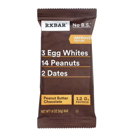 BARRA DE PROTEÍNA SABOR MANTEQUILLA DE MANÍ Y CHOCOLATE RXBAR