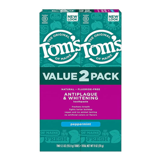 PASTA DENTAL CUIDADO INTEGRAL SABOR MENTA 2 PACK TOM'S OF MAINE