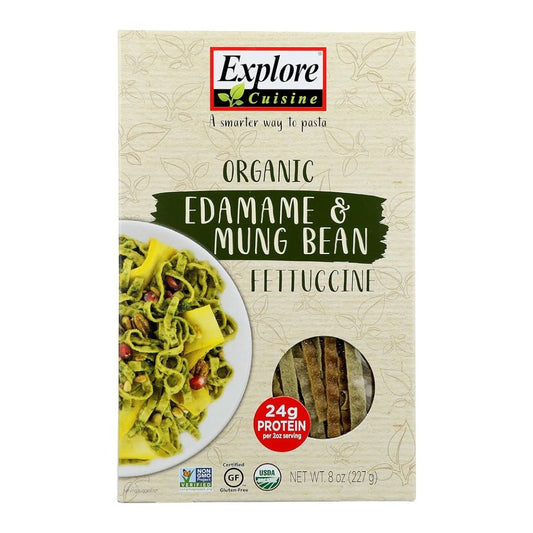 FETTUCCINE DE FRIJOL MUNGO Y EDAMAME OG1 EXPLORE CUISINE 227G