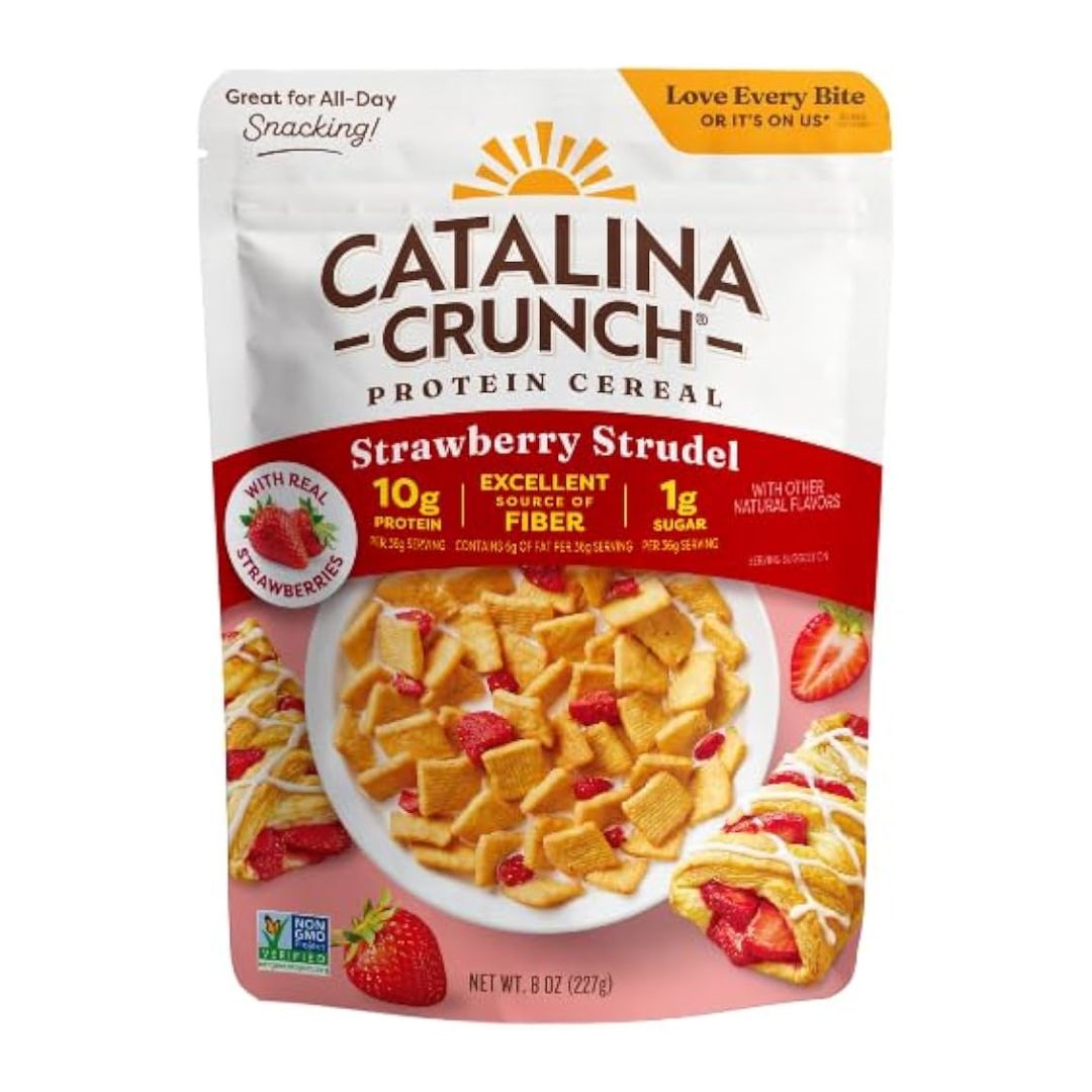 CEREAL PROTEICO SABOR STRUDEL DE FRESA CATALINA CRUNCH227 G