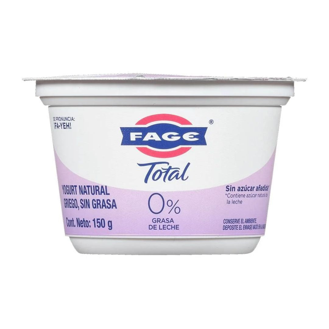 YOGURT GRIEGO SIN LACTOSA PLAIN FAGE 150 GR