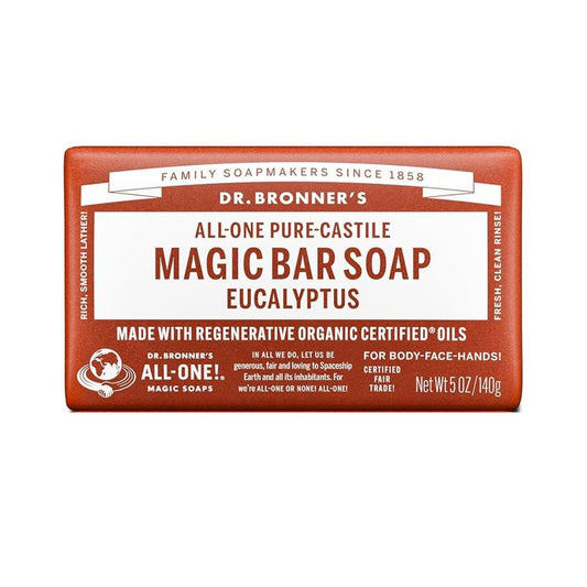 JABON DE EUCALIPTO BARRA DR. BRONNERS 140 GRS