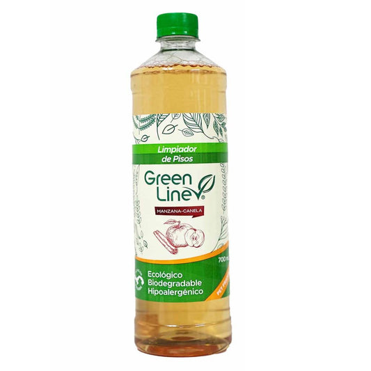 LIMPIADOR DE PISO MANZANA CANELA 700 ML GREEN LINE