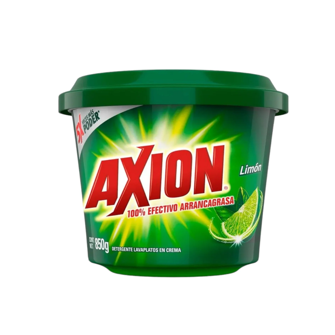 JABON LAVAPLATOS AXION LIMON PASTA 850 G