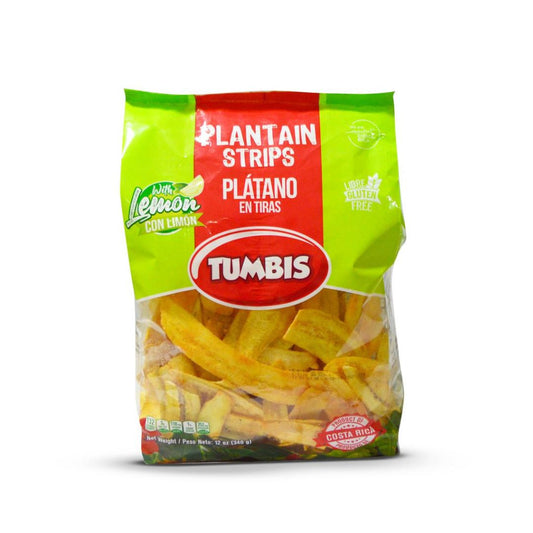 PLATANITOS EN TIRAS CON LIMON 340 GRS TUMBIS