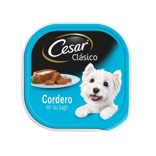 ALIMENTO PARA PERRO CORDERO CESAR 100 GR