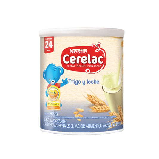 NESTLÉ CERELAC TRIGO CON LECHE CEREAL INFANTIL LATA 400G