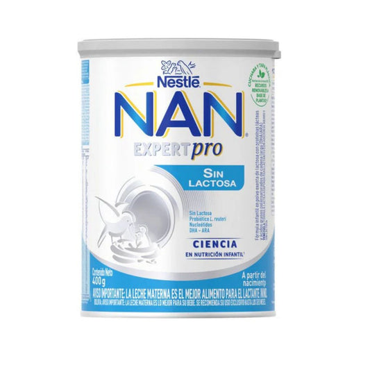 NESTLE NAN SIN LACTOSA FORMULA INFANTIL DE INICIO 400G