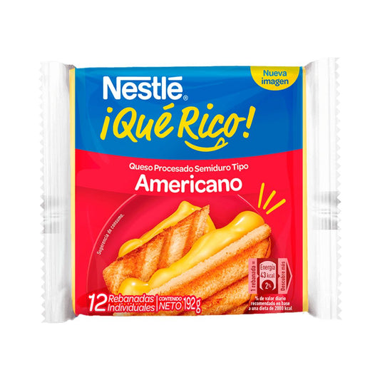 NESTLE QUESO AMERICANO 12 REBANADAS