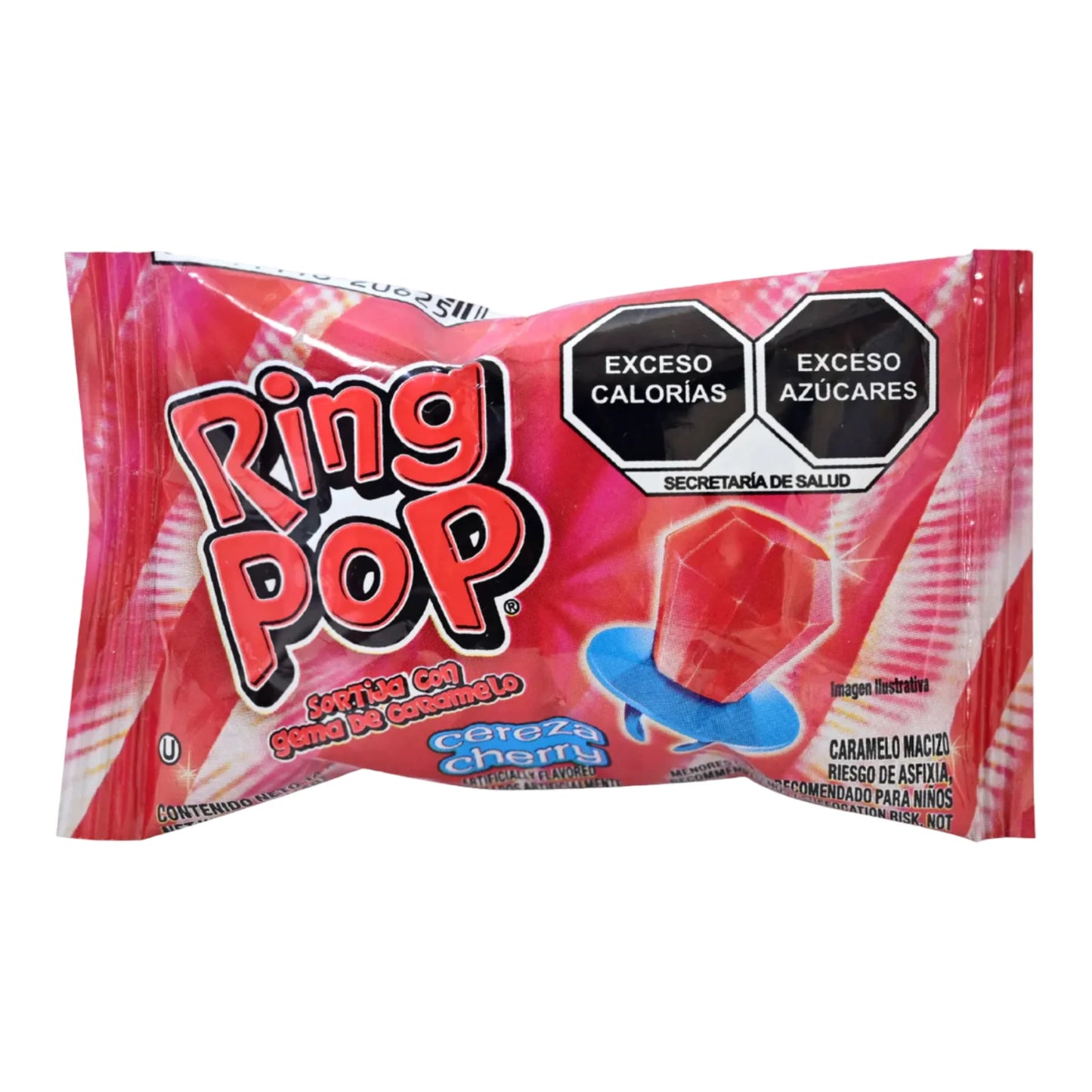 ANILLO DE CARAMELO SURTIDO RING POP 1 UND