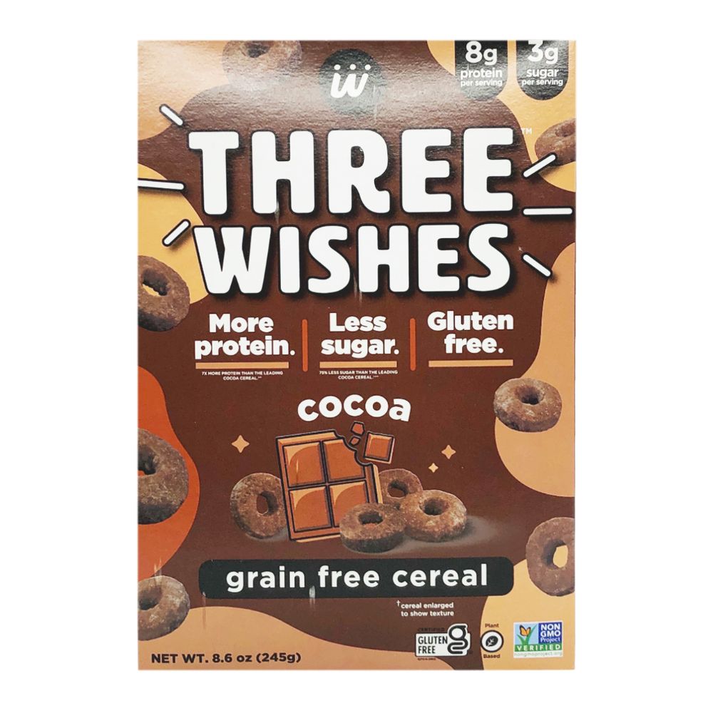 CEREAL COCOA THREE WISHES  8.6 OZ