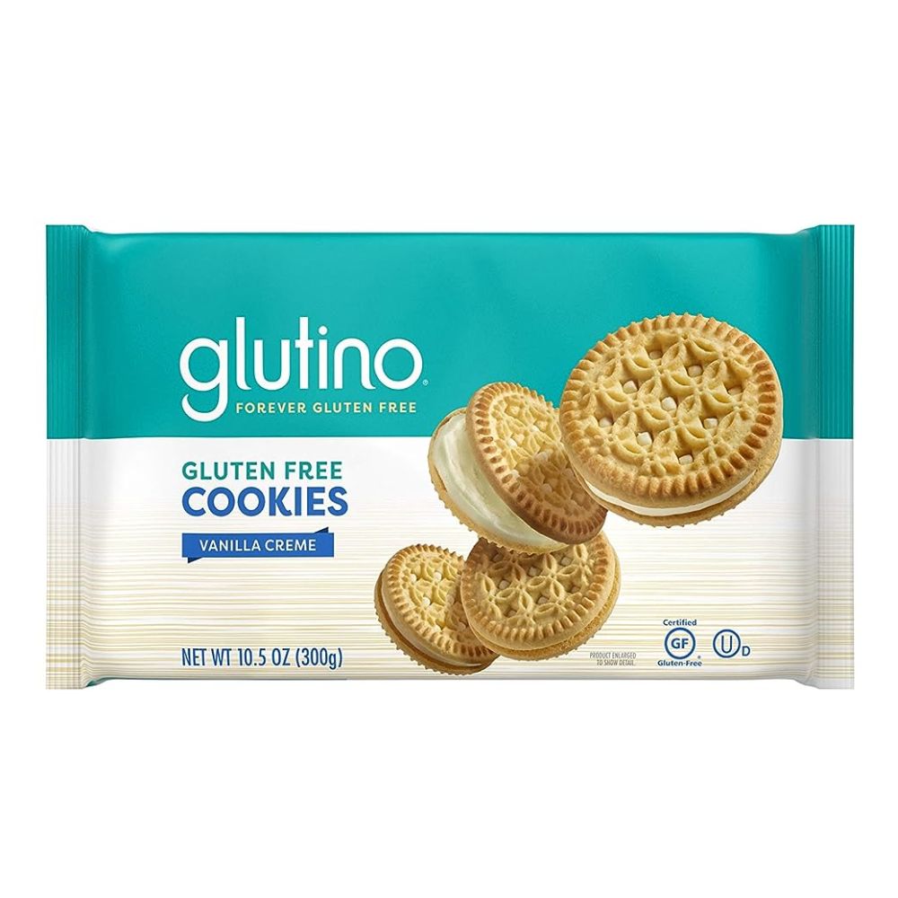 GALLETAS VANILLA CREME GLUTEN FREE GLUTINO 300 GR