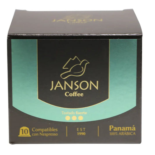 CAFE DARK ROAST JANSON 10 CAPSULAS