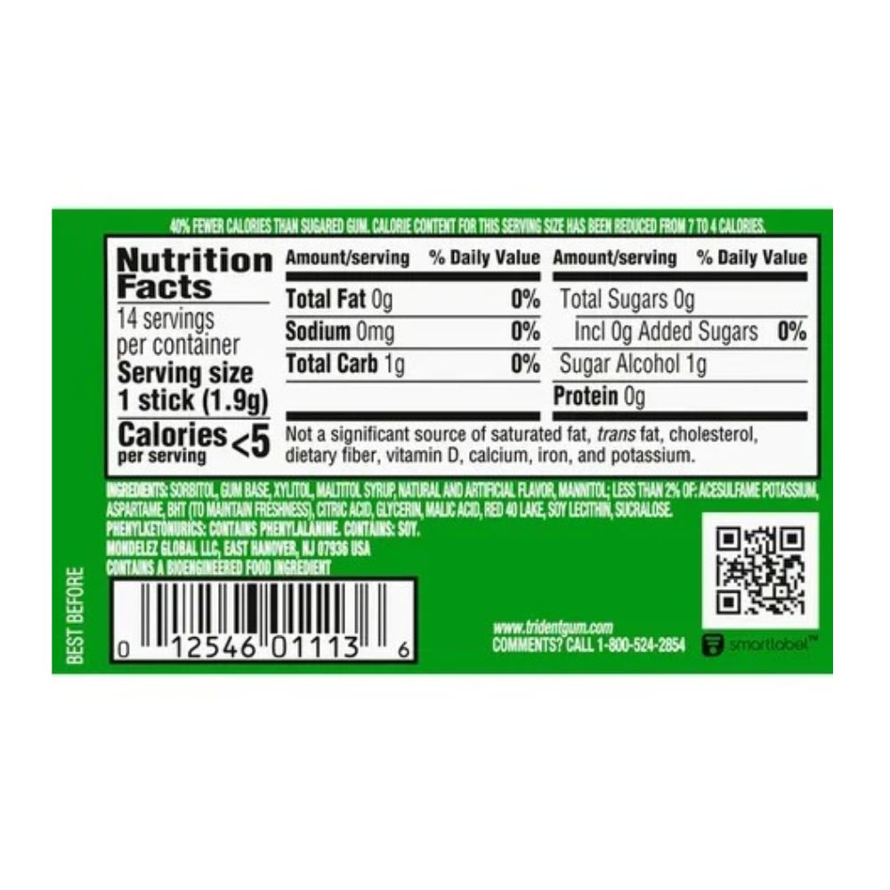 CHICLES TRIDENT WATERMELON TWIST 12 UND