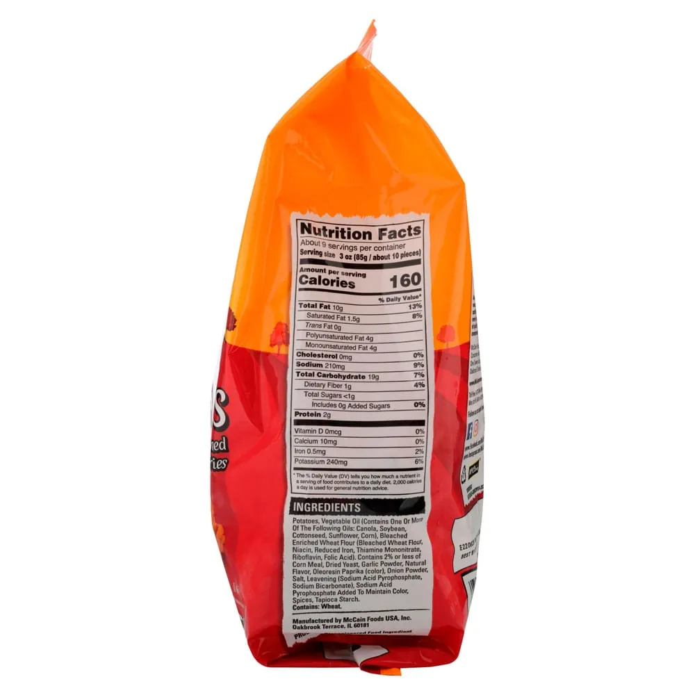 PAPAS FRITAS MCCAIN WAFFLE FRIES 737 GR