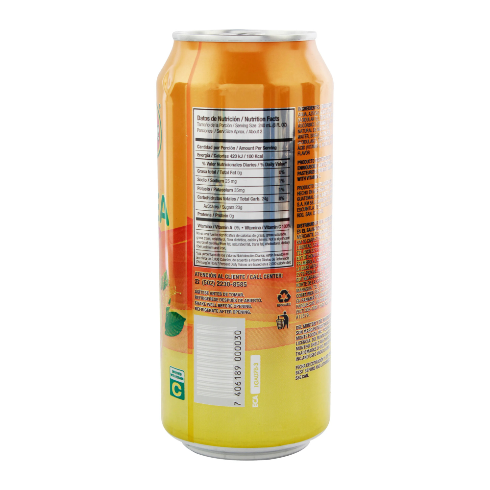 TE FRIO MELOCOTON LATA DEL MONTE 450ML