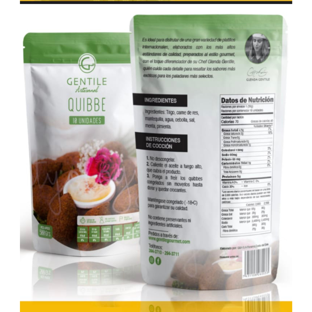 KIBBEH GENTILE 10 UND - 500 GR