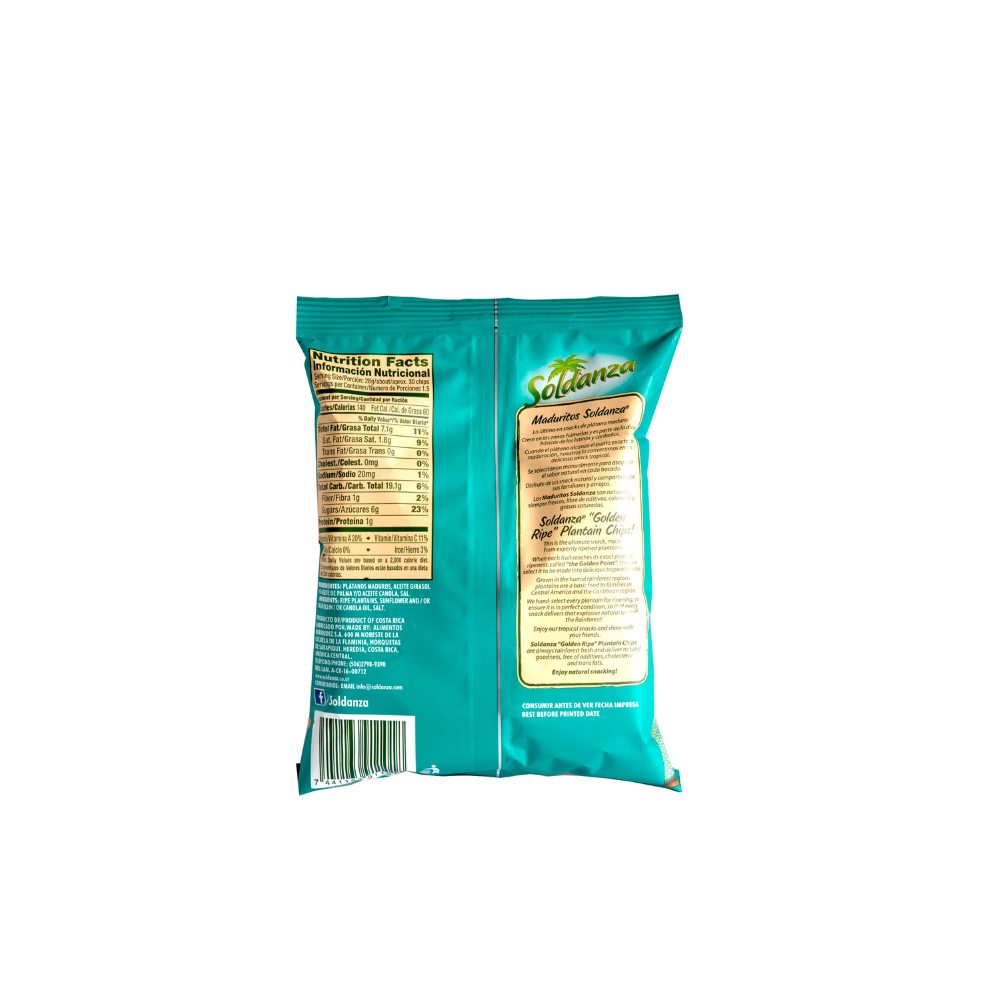 PLATANITOS MADURITOS SOLDANZA 42 GR