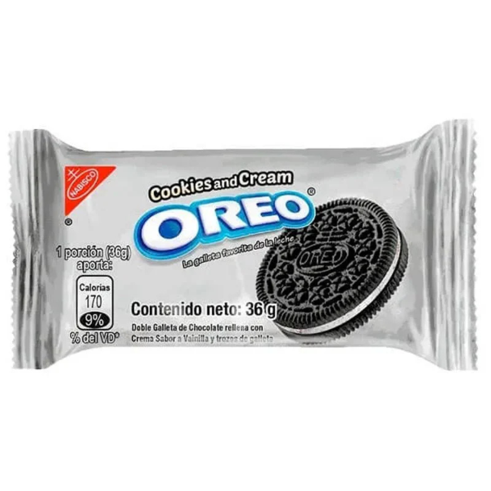GALLETAS OREO COOKIE & CREAM 12UND 432 G