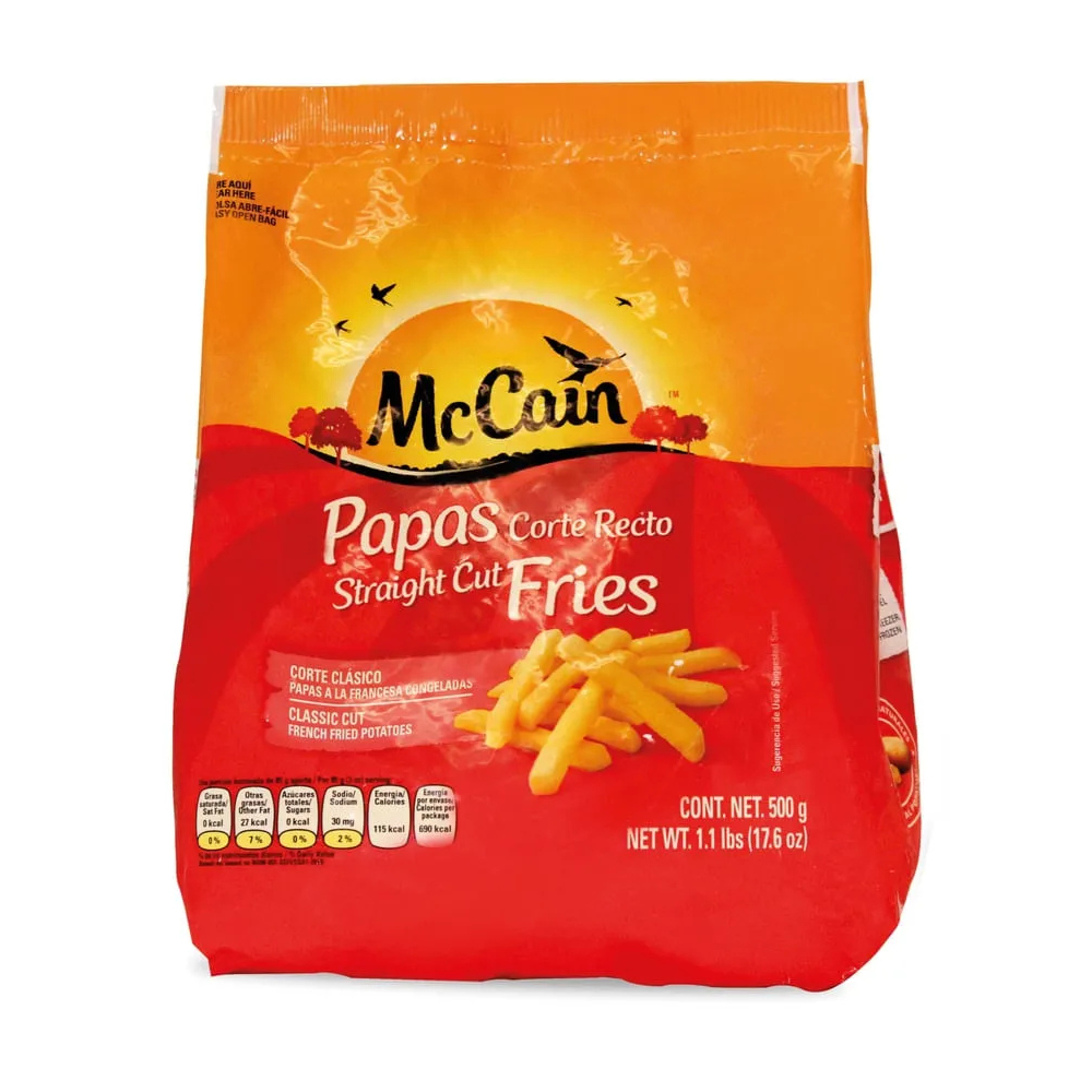 PAPAS MCCAIN STRAIGHT CUT 500 G
