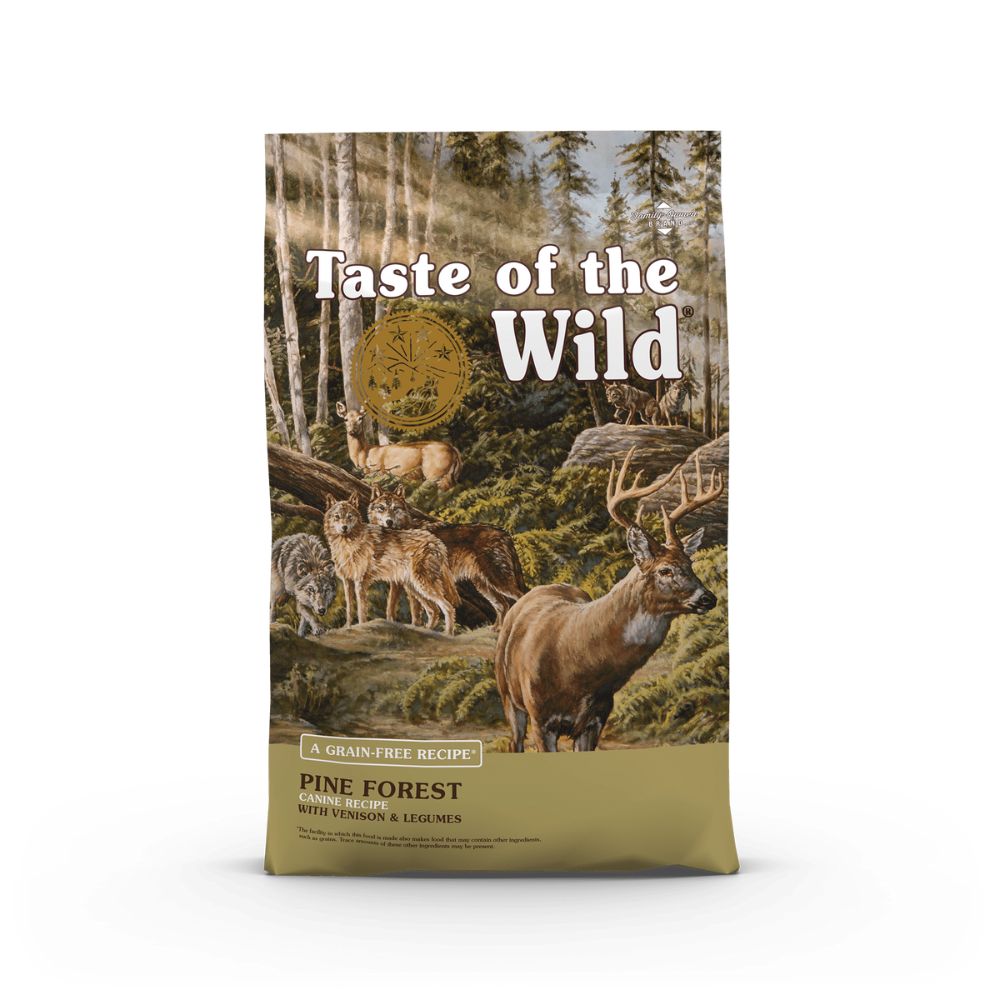 ALIMENTO PARA PERROS PINE FOREST WITH VENISON AND LEGUMES TASTE OF THE WILD 5.6 KG