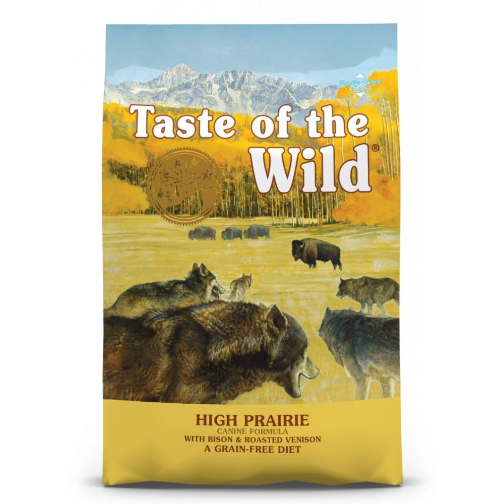 ALIMENTO PARA PERRO HIGH PRAIRIE PUPPY WITH BISON AND ROASTED VENISON TASTE OF THE WILD 5.6 KG