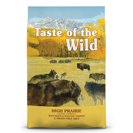 ALIMENTO PARA PERRO HIGH PRAIRIE PUPPY WITH BISON AND ROASTED VENISON TASTE OF THE WILD 5.6 KG