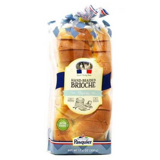 PAN SLICED BRIOCHE LOAF BRAIDED PASQUIER 500 GR