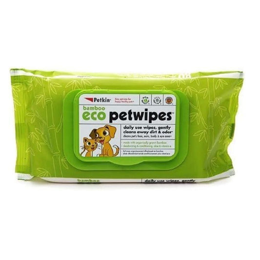TOALLITAS PETKIN BAMBOO PARA MASCOTAS 80 UND