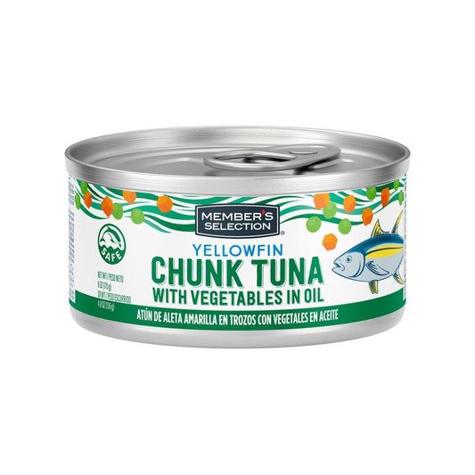 ATUN DE ALETA AMARILLA CON VEGETALES MEMBERS SELECTION 136 GR