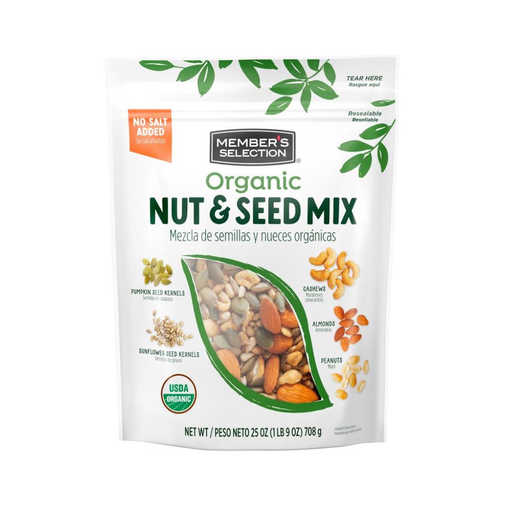 SEMILLAS Y NUECES ORGANICAS MEMBERS SELECTION 708 GR