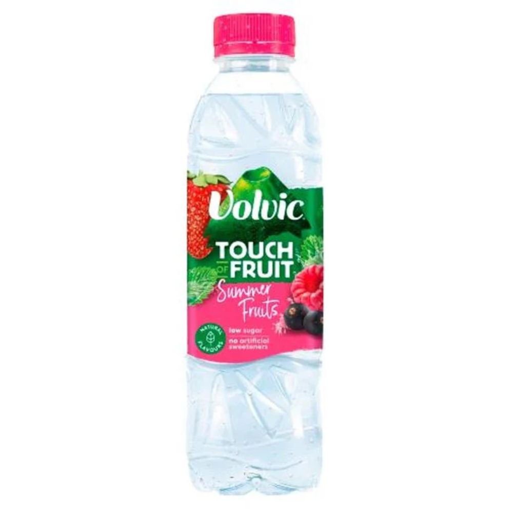AGUA CON SABOR A FRUTOS ROJOS VOLVIC 500 ML