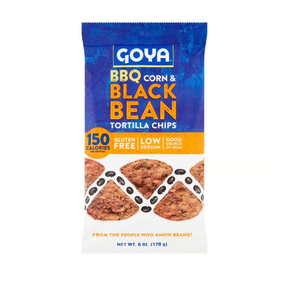 GOYA BBQ CORN AND BLACK BEAN TORTILLA CHIPS
