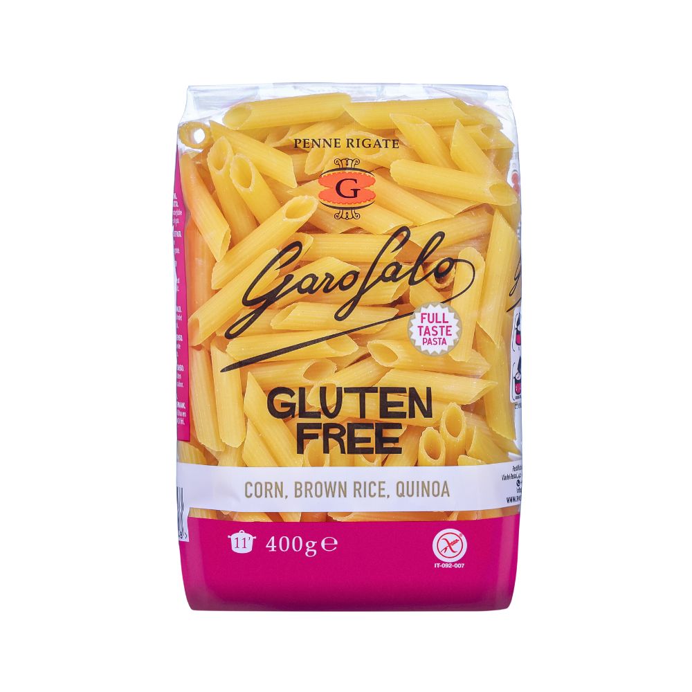 PASTA PENNE RIGATE GLUTEN FREE GAROFALO 500 GR