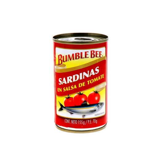 SARDINA EN LATA CON TOMATE  BUMBLE BEE 155 GR